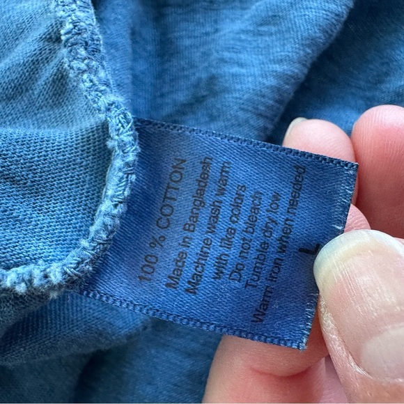 Harley-Davidson V-Neck Rock Stud Detail Blue Graphic Tee - Picture 6 of 8